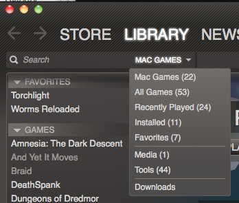 what are the best games for mac on steam